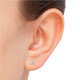 7mm Surgical Steel Triangle  Ear Stud