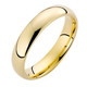 Classic Wedding Bands in 18K Yellow Gold (4.5mm)