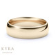 Light weight 18K Gold Wedding Ring 6mm