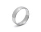 Men's Platinum Ring with Edge Engraving 6.5mm wide