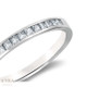 Platinum Band with Princess Cut Diamond 6mm wide