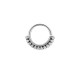 Annealed Beaded Ring in Surgical Steel