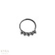 Tiny Trinity Filigree SS Annealed Ring