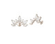 Rising Sun MQ CZ Threaded Earring