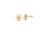 Magnolia Marquise CZ Flower Threaded Stud