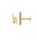 Diamond Flash Threaded Stud