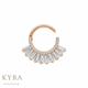 Mayura  Daith Clicker in 18K Gold w/CZ