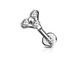 Trinity Threaded Stud in Titanium