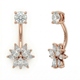 Magnolia Marquise Flower w/CZ in 14K Rose Gold