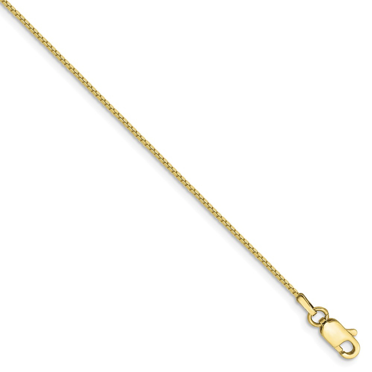 14K Yellow Gold .90mm Box Chain Necklace