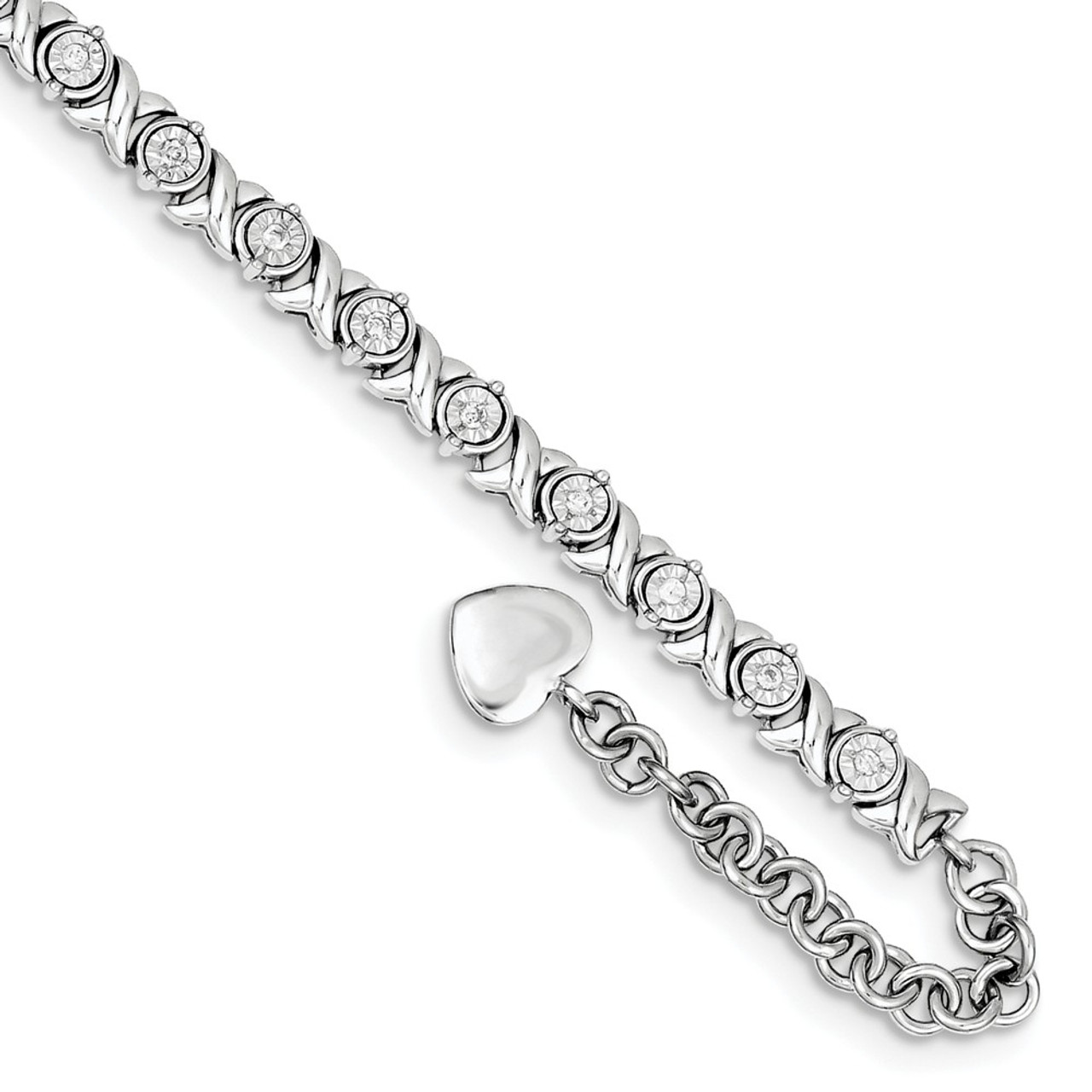 avalanche 10K mosaic chain bracelet-