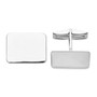 14K WG Rectangular Cuff Links