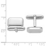 Sterling Silver Rhodium-plated Cuff Links