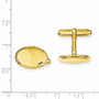 Sterling Silver & Vermeil Oval Cuff Links