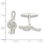 Sterling Silver Treble Clef Cuff Links