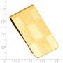Gold-plated Kelly Waters Four Square Engraveable Money Clip