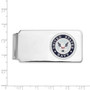 Sterling Silver Rhodium-plated U.S Navy Money Clip