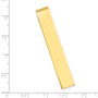 Gold-plated Kelly Waters Polished Tie Bar
