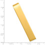 Gold-plated Kelly Waters Satin Tie Bar