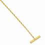 Gold-plated Kelly Waters Nugget Tie Chain