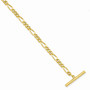 Gold-plated Kelly Waters Figaro Tie Chain