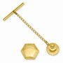 Gold-plated Kelly Waters Hexagon Tie Tac