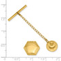 Gold-plated Kelly Waters Hexagon Tie Tac