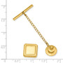 Gold-plated Kelly Waters Square Tie Tac