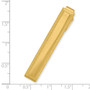 Gold-plated Kelly Waters Lined Edge Tie Bar