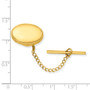 Gold-plated Kelly Waters Oval Beaded Tie Tac