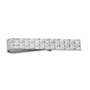 Sterling Silver Rhodium-plated Tie Bar