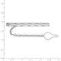 Sterling Silver Rhodium-plated Tie Bar