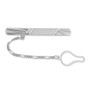 Sterling Silver Rhodium Plated Tie Clip