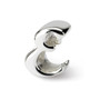 Sterling Silver Reflections Letter E Script Bead