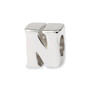 Sterling Silver Reflections Letter N Bead