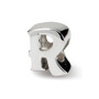 Sterling Silver Reflections Letter R Bead