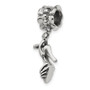 Sterling Silver Reflections High Heel Shoe Dangle Bead