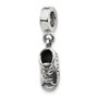 Sterling Silver Reflections Baby Shoe Dangle Bead