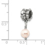Sterling Silver Reflections Pink FW Cultured Pearl Dangle Bead