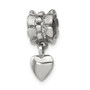 Sterling Silver Reflections Heart Dangle Bead