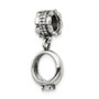 Sterling Silver Reflections CZ Engagement Ring Dangle Bead