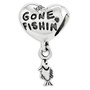 Sterling Silver Reflections Gone Fishin Dangle Bead