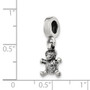 Sterling Silver Reflections Teddy Bear Dangle Bead