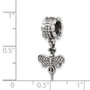 Sterling Silver Reflections Dragonfly Dangle Bead