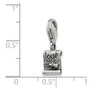 Sterling Silver Reflections Love Note Click-on for Bead