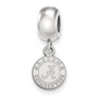 Sterling S. Rh-plated LogoArt University of Alabama XS Dangle Bead Charm