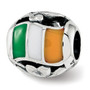 Sterling Silver Reflections Enameled Ireland Theme Bead