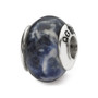 Sterling Silver Reflections Sodalite Stone Bead