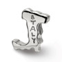 Sterling Silver Reflections Italy Country Shaped Bead