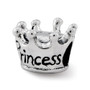 Sterling Silver Reflections Kids Princess Crown Bead